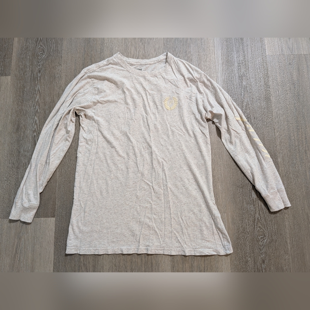 PINK Victoria's Secret Light Beige Long Sleeve Tee - XS - Preloved